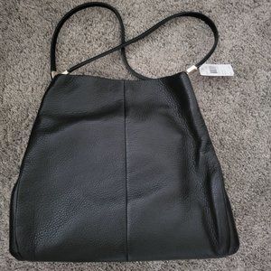 NWT Coach Phoebe Black Pebbled Leather. In box w/ receipt